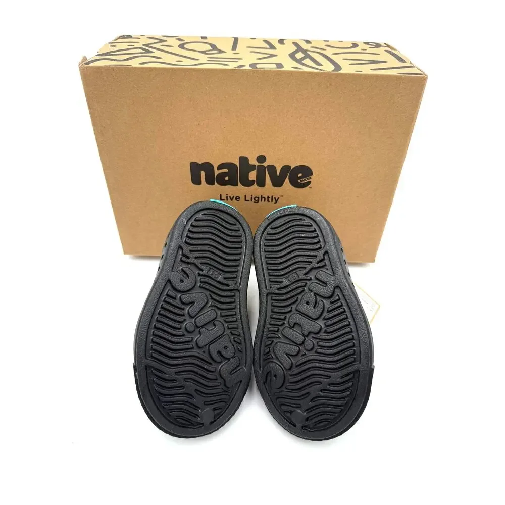 NEW Native Jefferson Child Shoes - Jiffy Black/Jiffy Black - c4
